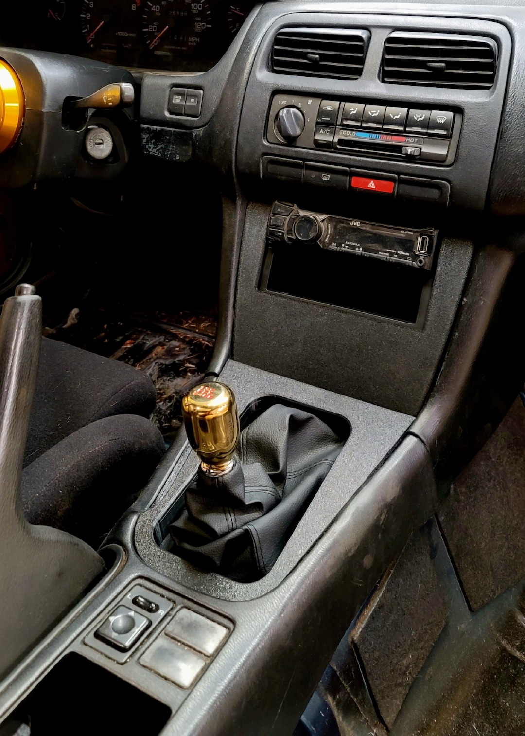 Universal/ Swap. 1995-1999 240SX S14 Manual Shifter Bezel With