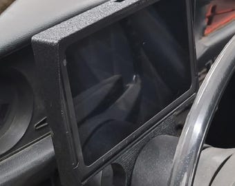 Column mount w/ sun visor for Aces fuel injection 8 inch HD dash screen.