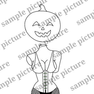 Dibujos para colorear paquete de 4 chicas de halloween