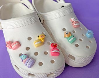 Kpop Jungen Macaron Schuhanhänger: Kawaii Boy Band Anhänger
