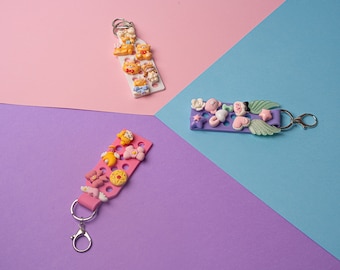 DIY Charm Keychain: Kawaii Bag Accessory, Customizable Keyring