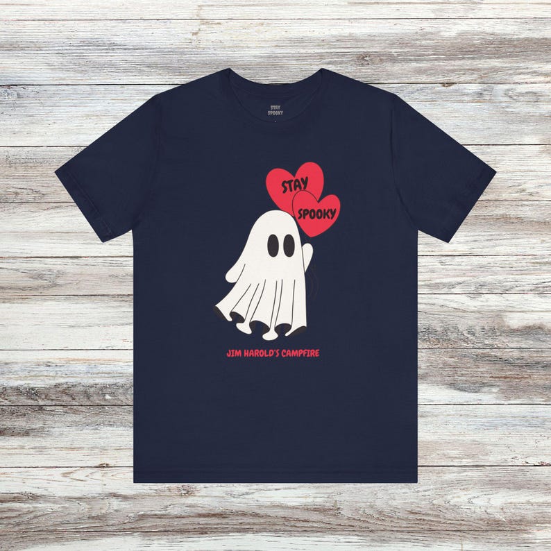 Ghost Lover Stay Spooky® Shirt, Spooky Shirt, Ghost Shirt, Jim Harold's Campfire image 5