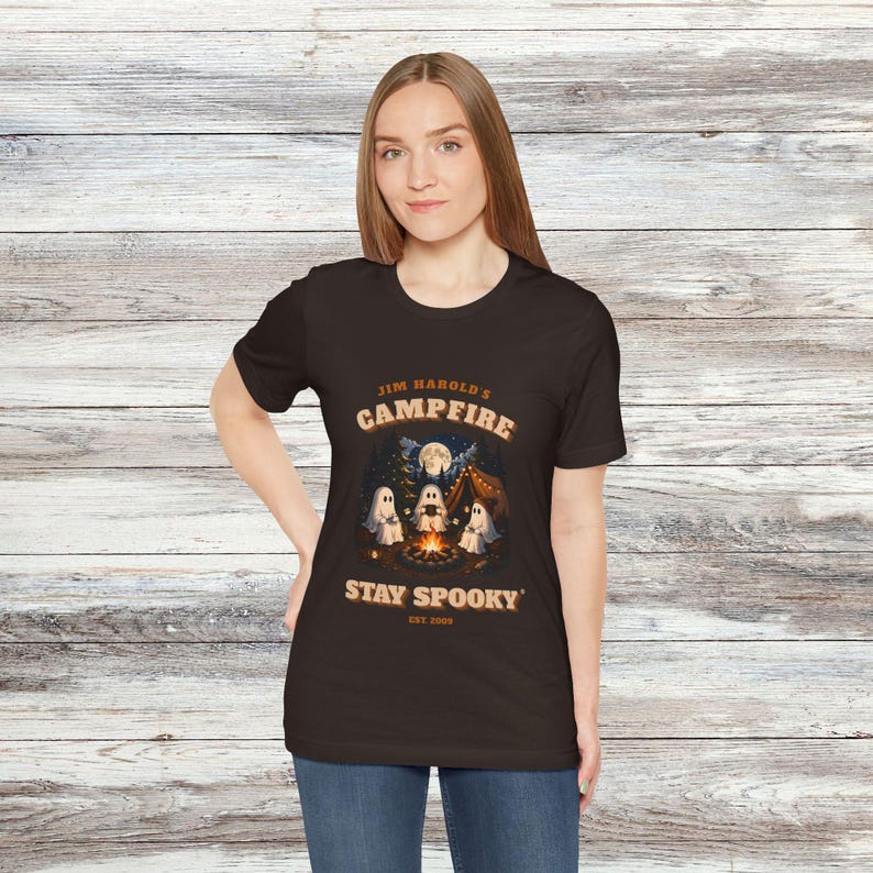 Ghost Campfire Shirt, Jim Harold's Campfire Shirt, Stay Spooky Shirt, Ghost Shirt, Campfire Shirt, Spooky T-Shirt imagen 5