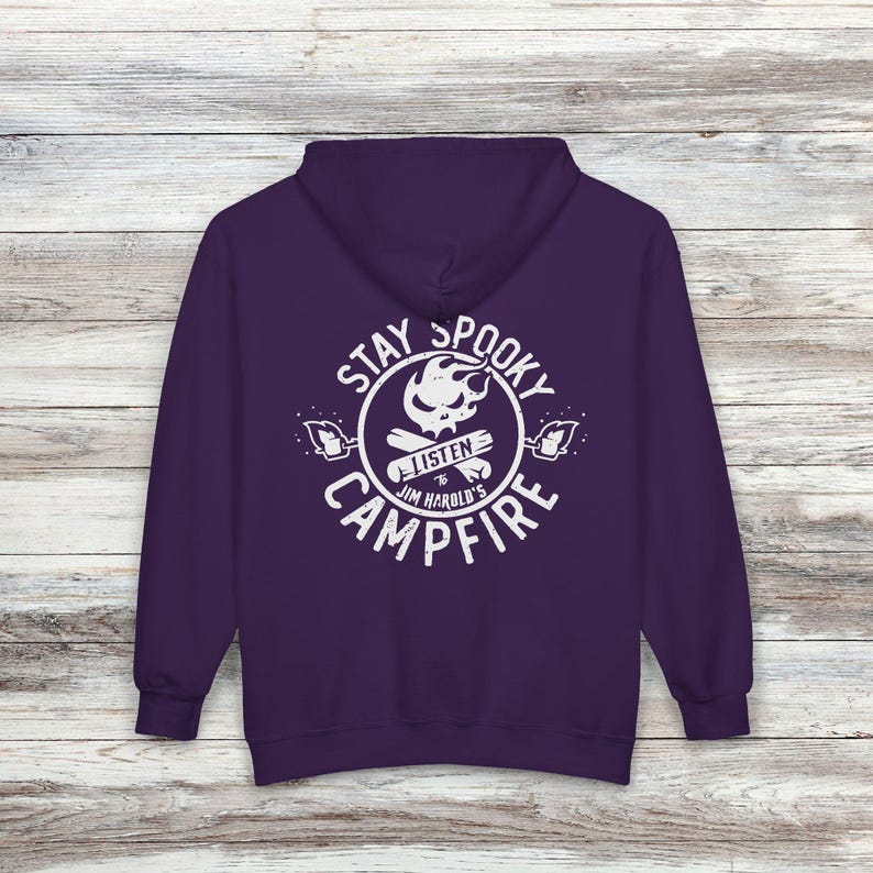 Stay Spooky® Full Zip Hoodie, Campfire Zip Hoodie, Spooky Hoodie, Stay Spooky®, Jim Harold's Campfire image 13