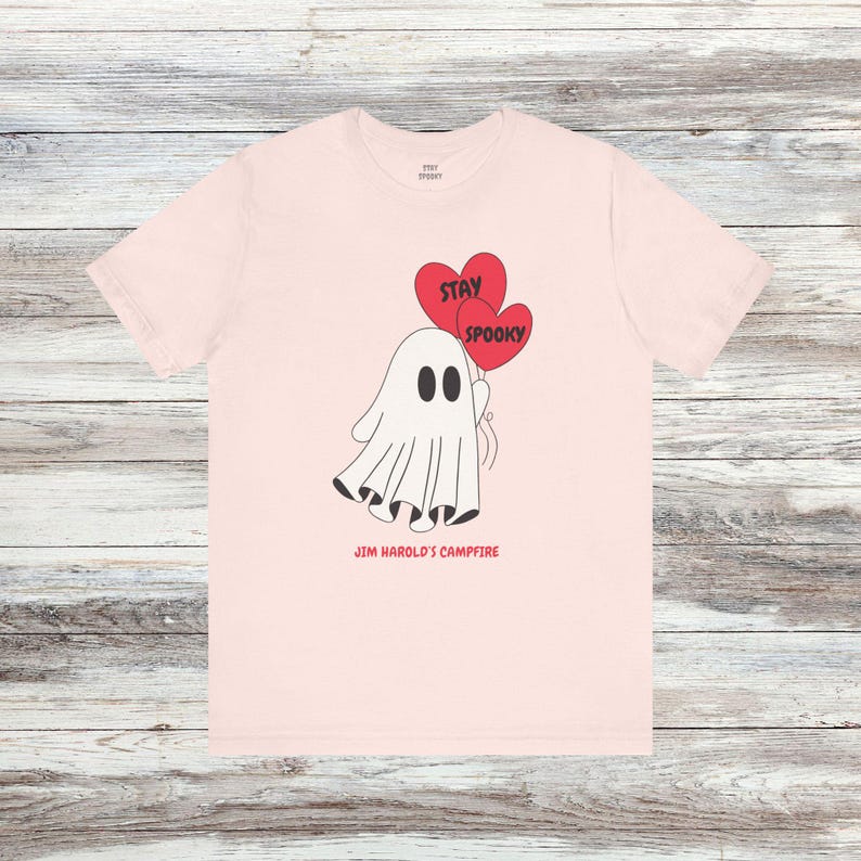 Ghost Lover Stay Spooky® Shirt, Spooky Shirt, Ghost Shirt, Jim Harold's Campfire image 2