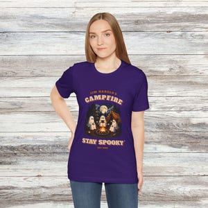 Ghost Campfire Shirt, Jim Harold's Campfire Shirt, Stay Spooky Shirt, Ghost Shirt, Campfire Shirt, Spooky T-Shirt imagen 9