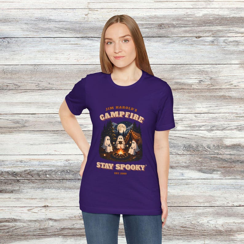 Ghost Campfire Shirt, Jim Harold's Campfire Shirt, Stay Spooky Shirt, Ghost Shirt, Campfire Shirt, Spooky T-Shirt imagen 9