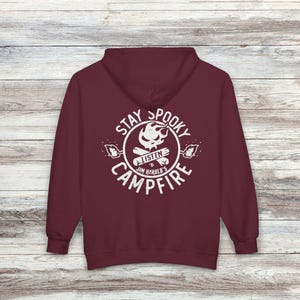 Stay Spooky® Full Zip Hoodie, Campfire Zip Hoodie, Spooky Hoodie, Stay Spooky®, Jim Harold's Campfire image 12