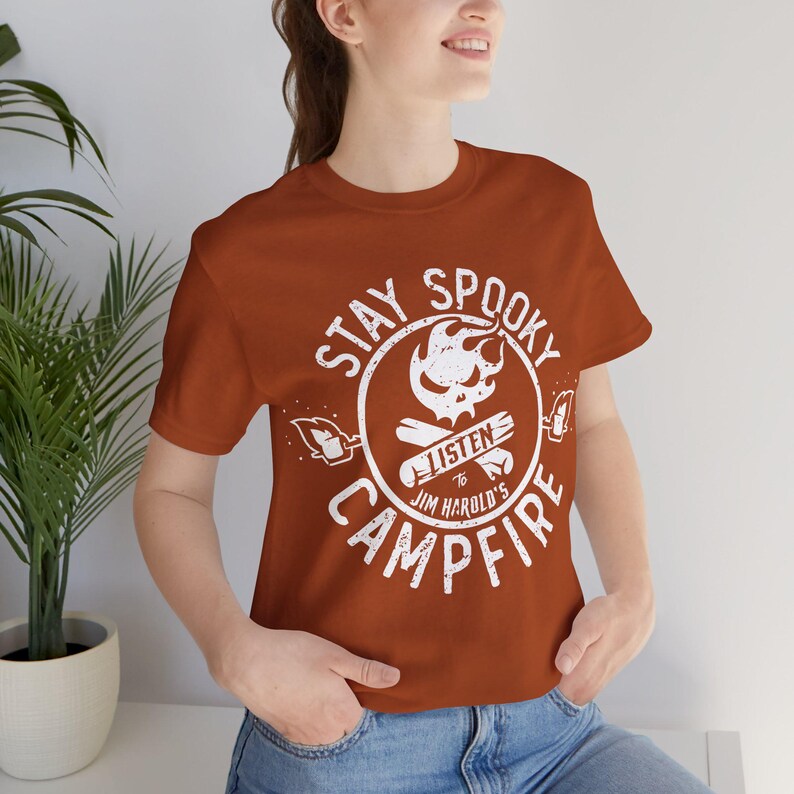 Jim Harold's Campfire Shirt, Stay Spooky® Shirt, Paranormal Shirt, Campfire Shirt, Spooky T-Shirt, Spooky Vibe Shirt, Podcast Tee immagine 12