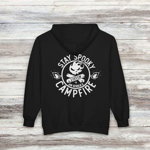 Stay Spooky® Full Zip Hoodie, Campfire Zip Hoodie, Spooky Hoodie, Stay Spooky®, Jim Harold's Campfire image 9