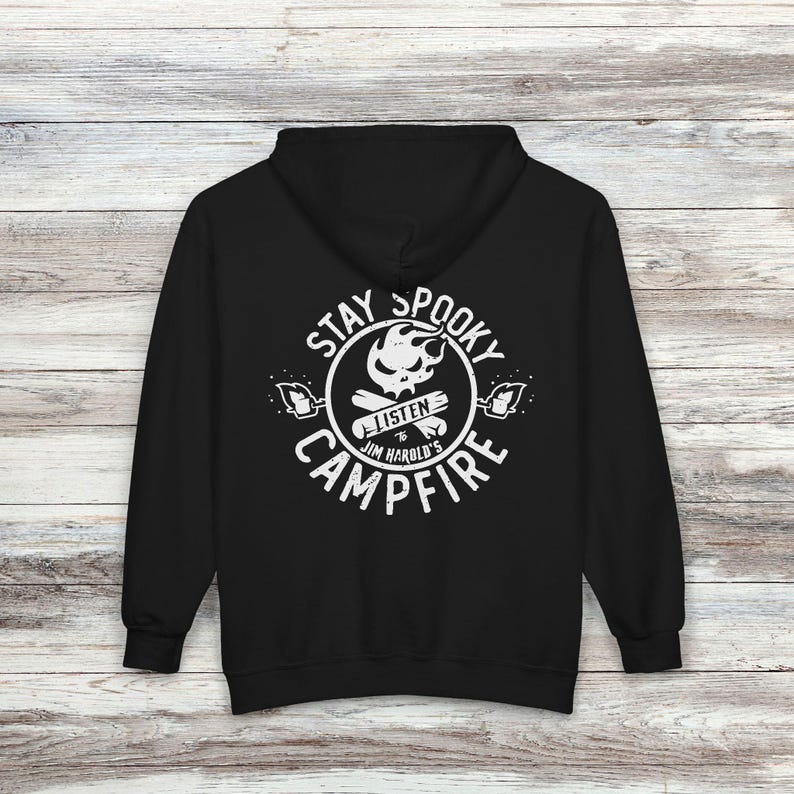 Stay Spooky® Full Zip Hoodie, Campfire Zip Hoodie, Spooky Hoodie, Stay Spooky®, Jim Harold's Campfire image 9
