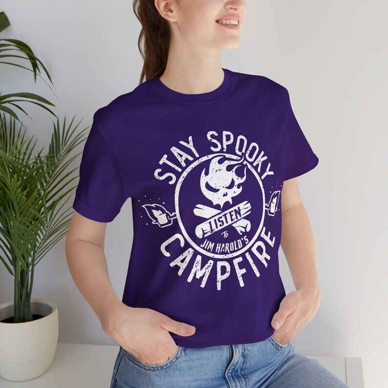 Jim Harold's Campfire Shirt, Stay Spooky® Shirt, Paranormal Shirt, Campfire Shirt, Spooky T-Shirt, Spooky Vibe Shirt, Podcast Tee immagine 8