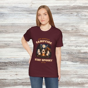 Ghost Campfire Shirt, Jim Harold's Campfire Shirt, Stay Spooky Shirt, Ghost Shirt, Campfire Shirt, Spooky T-Shirt imagen 10
