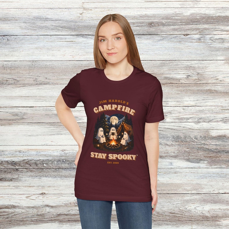 Ghost Campfire Shirt, Jim Harold's Campfire Shirt, Stay Spooky Shirt, Ghost Shirt, Campfire Shirt, Spooky T-Shirt imagen 10
