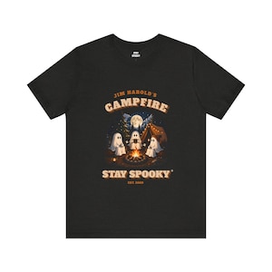 Ghost Campfire Shirt, Jim Harold's Campfire Shirt, Stay Spooky Shirt, Ghost Shirt, Campfire Shirt, Spooky T-Shirt imagen 3