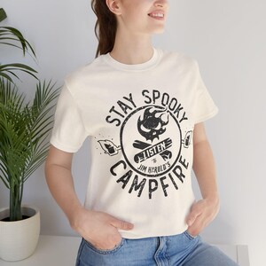Jim Harold's Campfire Shirt, Stay Spooky® Shirt, Paranormal Shirt, Campfire Shirt, Spooky T-Shirt, Spooky Vibe Shirt, Podcast Tee immagine 13