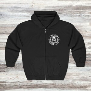 Stay Spooky® Full Zip Hoodie, Campfire Zip Hoodie, Spooky Hoodie, Stay Spooky®, Jim Harold's Campfire image 2