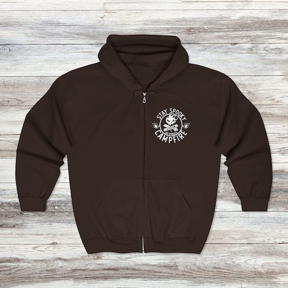 Stay Spooky® Full Zip Hoodie, Campfire Zip Hoodie, Spooky Hoodie, Stay Spooky®, Jim Harold's Campfire