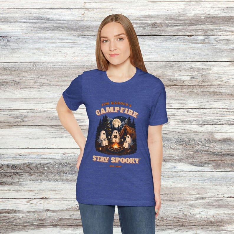 Ghost Campfire Shirt, Jim Harold's Campfire Shirt, Stay Spooky Shirt, Ghost Shirt, Campfire Shirt, Spooky T-Shirt imagen 7
