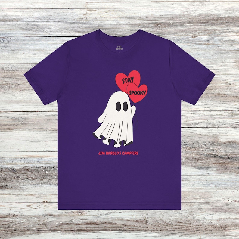 Ghost Lover Stay Spooky® Shirt, Spooky Shirt, Ghost Shirt, Jim Harold's Campfire image 1