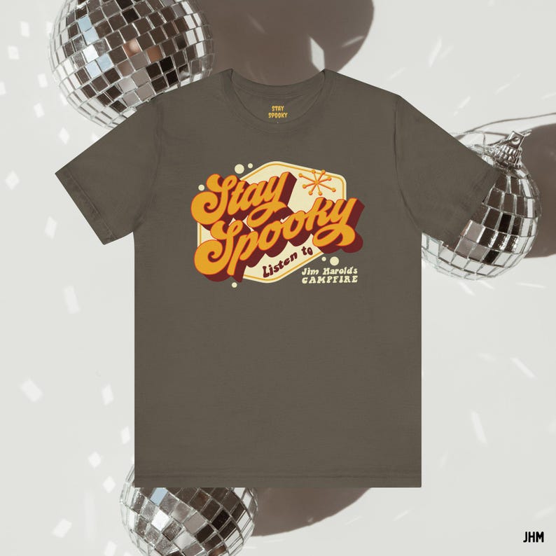 70's Vibe Stay Spooky® Shirt, Paranormal Shirt, Campfire Shirt, Spooky Shirt, 70's Vibe Shirt, 70's Retro, 70's Vintage, Jim Harold Campfire image 7