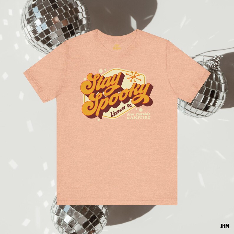 70's Vibe Stay Spooky® Shirt, Paranormal Shirt, Campfire Shirt, Spooky Shirt, 70's Vibe Shirt, 70's Retro, 70's Vintage, Jim Harold Campfire image 4