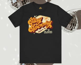 70's Vibe Stay Spooky® Shirt, Paranormal Shirt, Campfire Shirt, Spooky Shirt, 70's Vibe Shirt, 70's Retro, 70's Vintage, Jim Harold Campfire