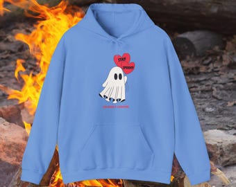 Stay Spooky® Ghost Hoodie, Stay Spooky® Ghost Balloons, Jim Harold's Campfire, Stay Spooky®, Ghost Heart Balloons, Halloween Sweatshirt