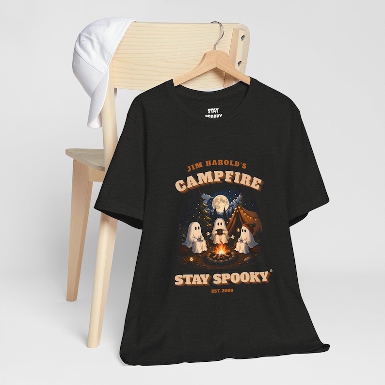 Ghost Campfire Shirt, Jim Harold's Campfire Shirt, Stay Spooky Shirt, Ghost Shirt, Campfire Shirt, Spooky T-Shirt imagen 14