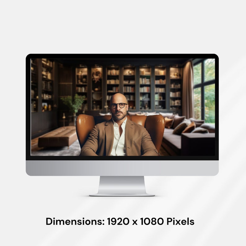 Digital Office Background for Video Conferencing. It Can Be Used as a