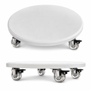 Stojak na doniczkę Plant Caddy 12" z kółkami, drewniany, wytrzymały, zmontowany, kolory na zamówienie, do użytku wewnątrz i na zewnątrz