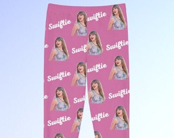 Kids Swiftie Leggings Pants, Taylor Swiftie Merch, Great Gift Idea For Kids, Youth Sizes, Custom Swiftie Tights, Girls Leggings