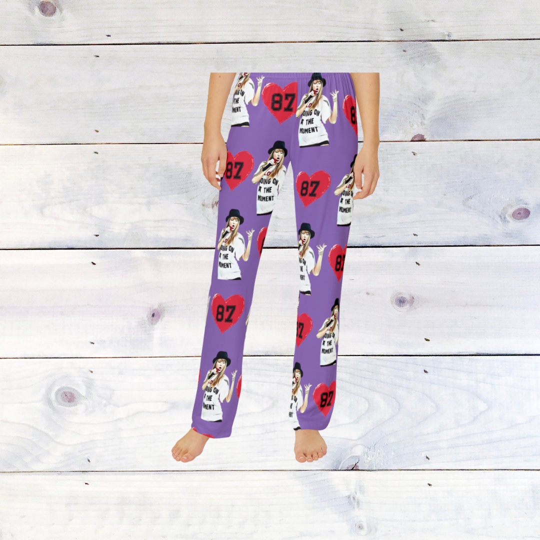 Heart Taylor version Pajama Pants, Taylor Merch, Gift For Mother's day