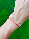 Red String of Fate Kabbalah Bracelet: Protection Cord, Adjustable, Pulseras rojas product logo