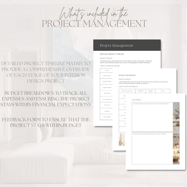 Interior Designer Services Guide Template | Interior Design | Initial ...