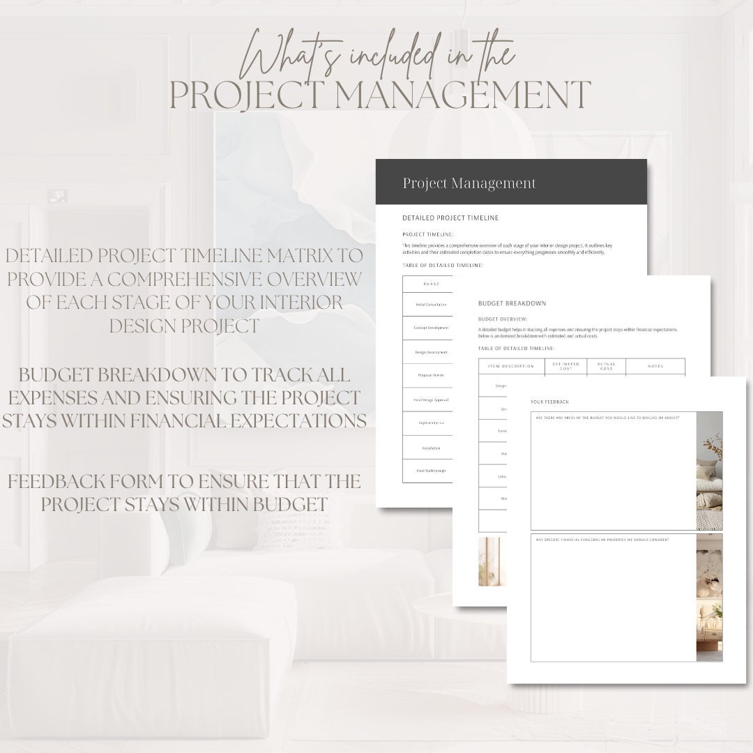 Interior Designer Services Guide Template | Interior Design | Initial ...