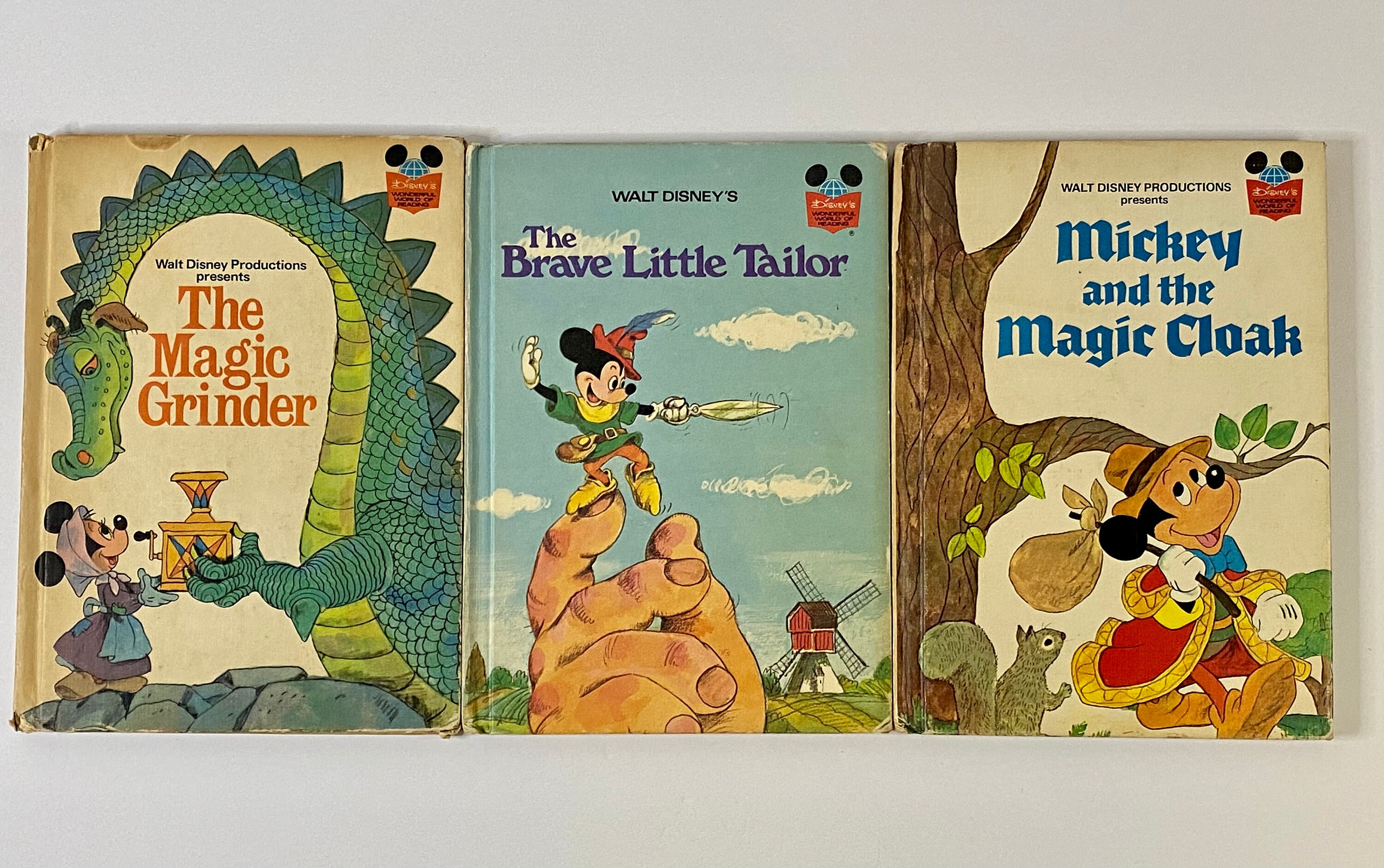 Vintage Walt Disney's Wonderful World of Reading Children's Books