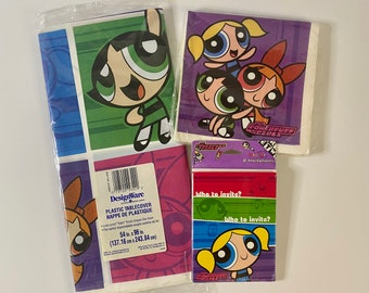 Vintage Powerpuff Girls Movie Birthday Supplies - Design Ware American Greetings