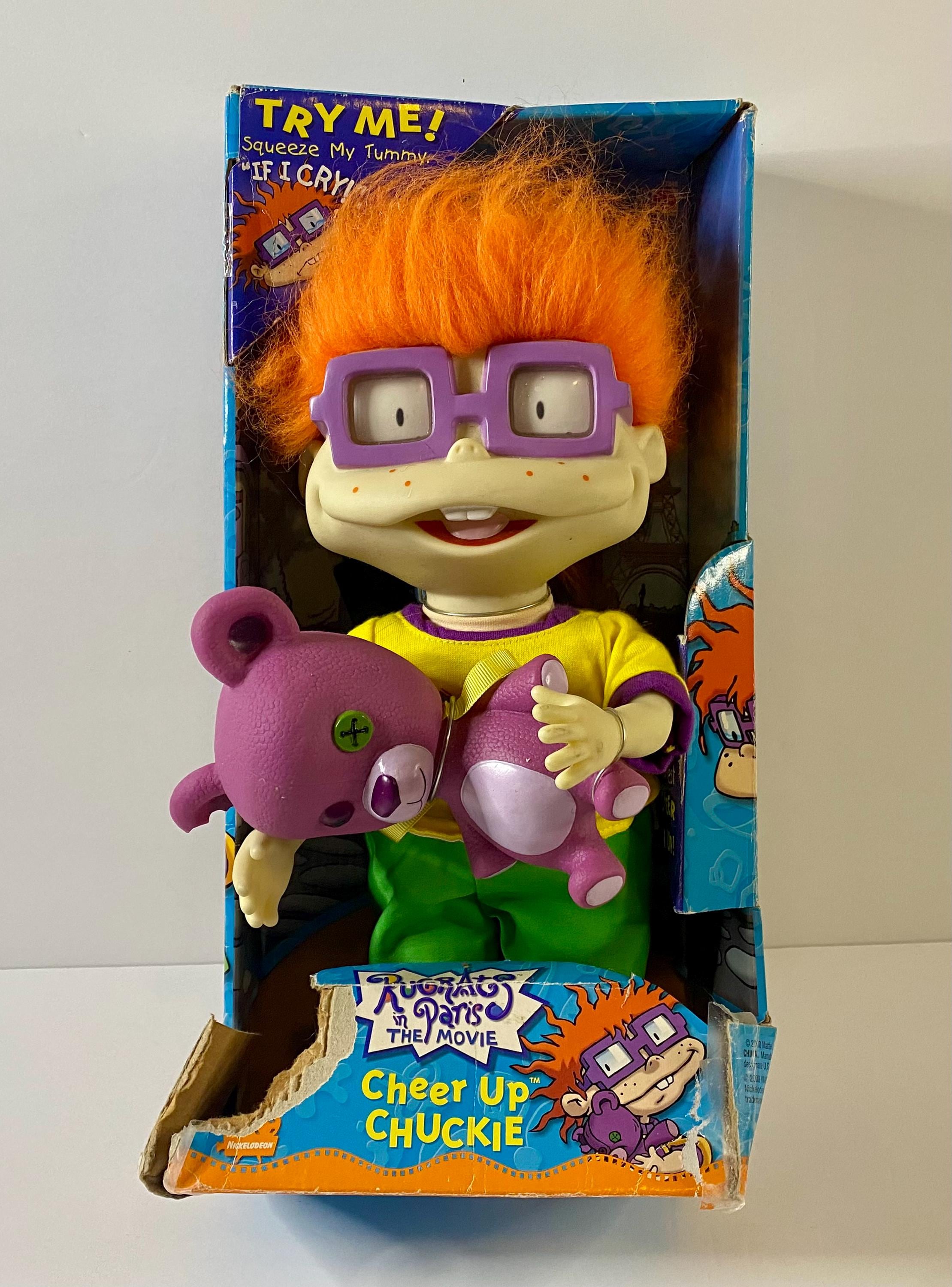Vintage Rugrats Cheer up Chuckie Doll - Original Packaging