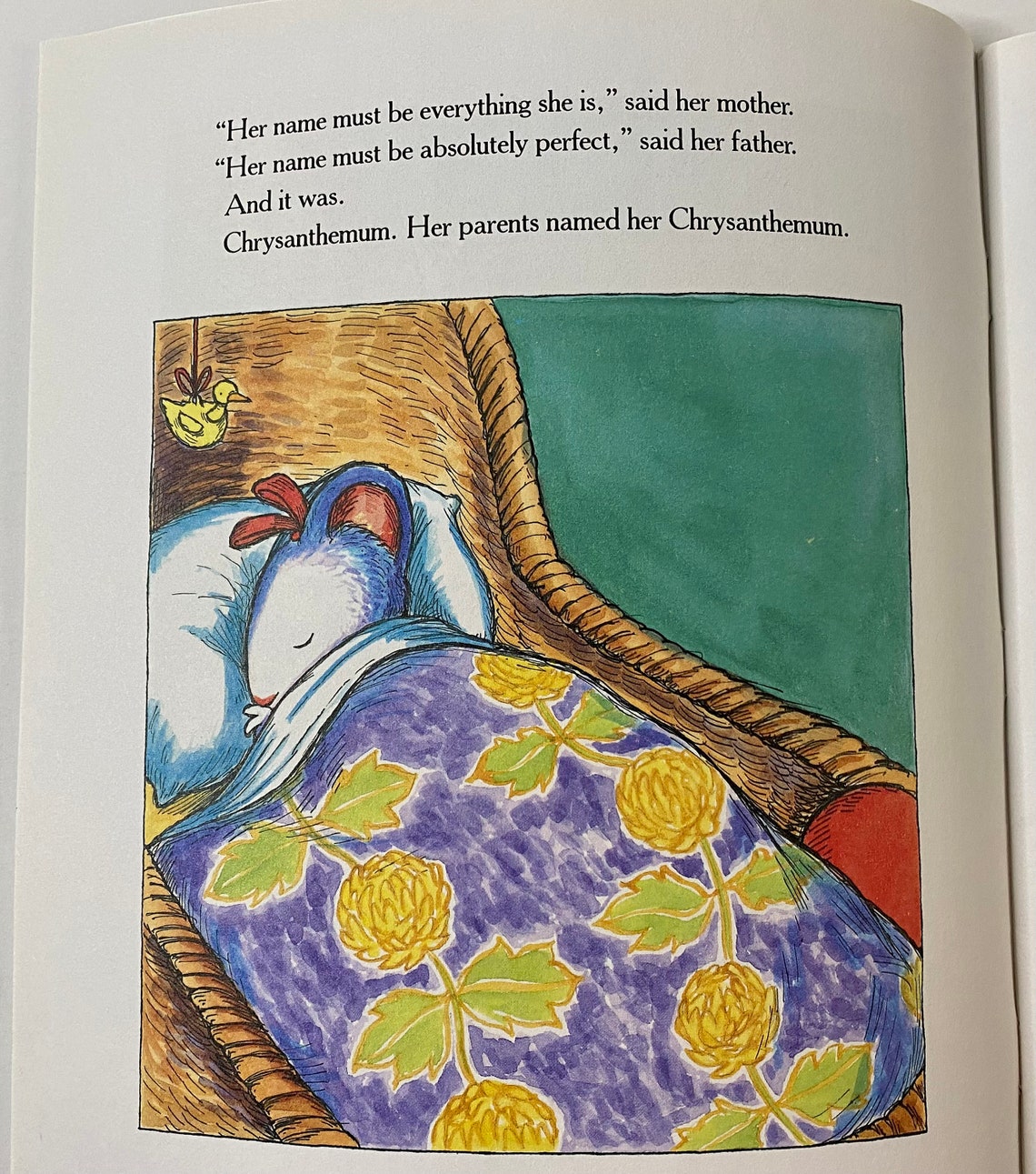 Vintage Chrysanthemum Children's Book Kevin Henkes Etsy