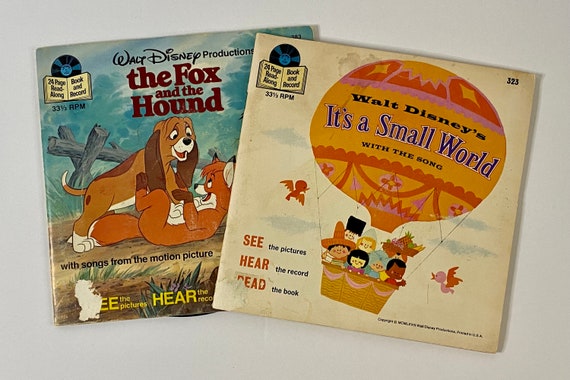 Walt Disney's Read Along Book and Record - 