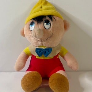 Vintage Pinocchio Plush - Walt Disney - Stuffed Toy