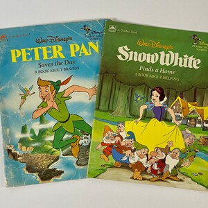 Disney&#39;s Classic Value Stories, A Golden Book - Snow White - Peter Pan - 1980&#39;s