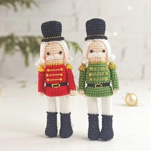 Nutcracker crochet doll,christmas doll