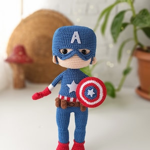 Superhero Baby boy, superhero toys, worrior baby toys, amigurumi superhero,