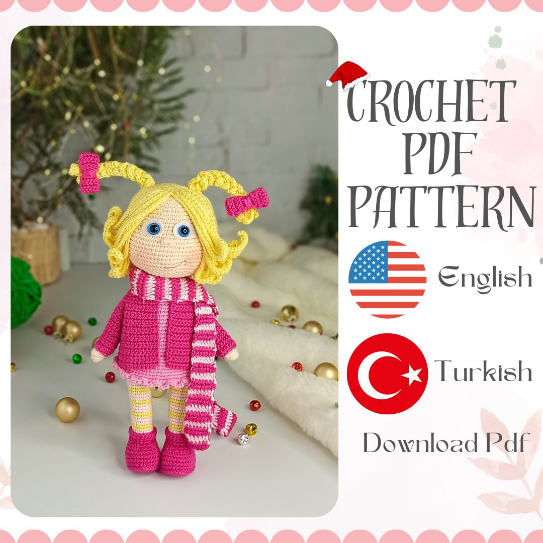 Cindy Lou Who Crochet Pattern / Amigurumi Cindy Lou Pdf/ Christmas Doll