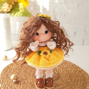 Cute Amigurumi Doll Pattern PDF – Beginner Friendly Crochet Tutorial – Instant Download