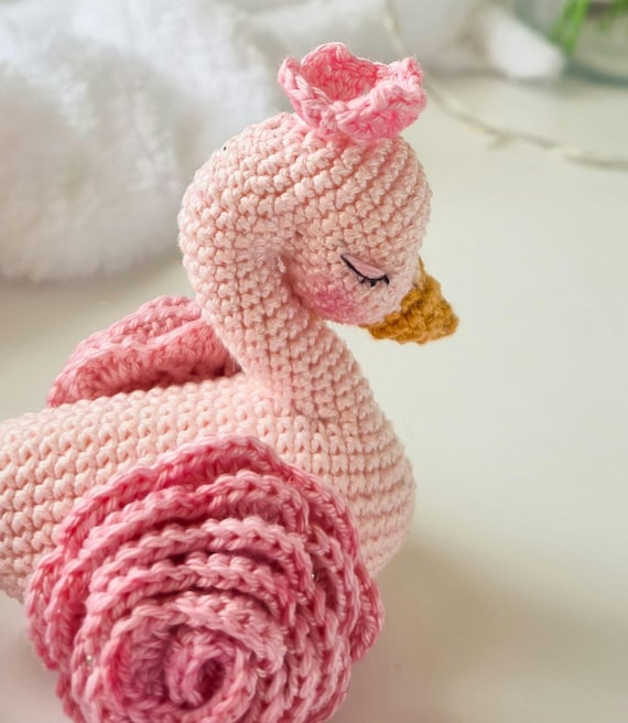 【くるみさん】【まとめ買い】SWAN 11袋 Pink Swan Crochet Pattern,amigurumi Swan,sweet Swan,swan Keychain