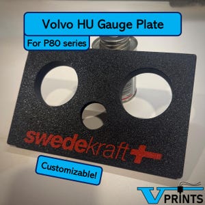 Volvo Radio/Head Unit Gauge Mounting Plate (P80 series)