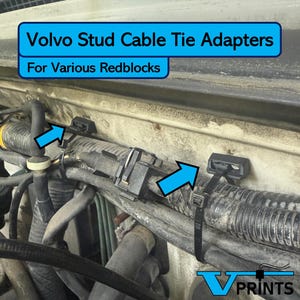 Volvo Stud-Style Cable Tie Adapters (for Redblocks)